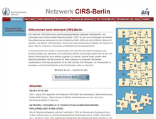 Tablet Screenshot of cirs-berlin.de